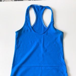 Lululemon blue racetrack tank